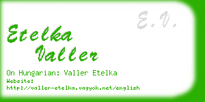etelka valler business card